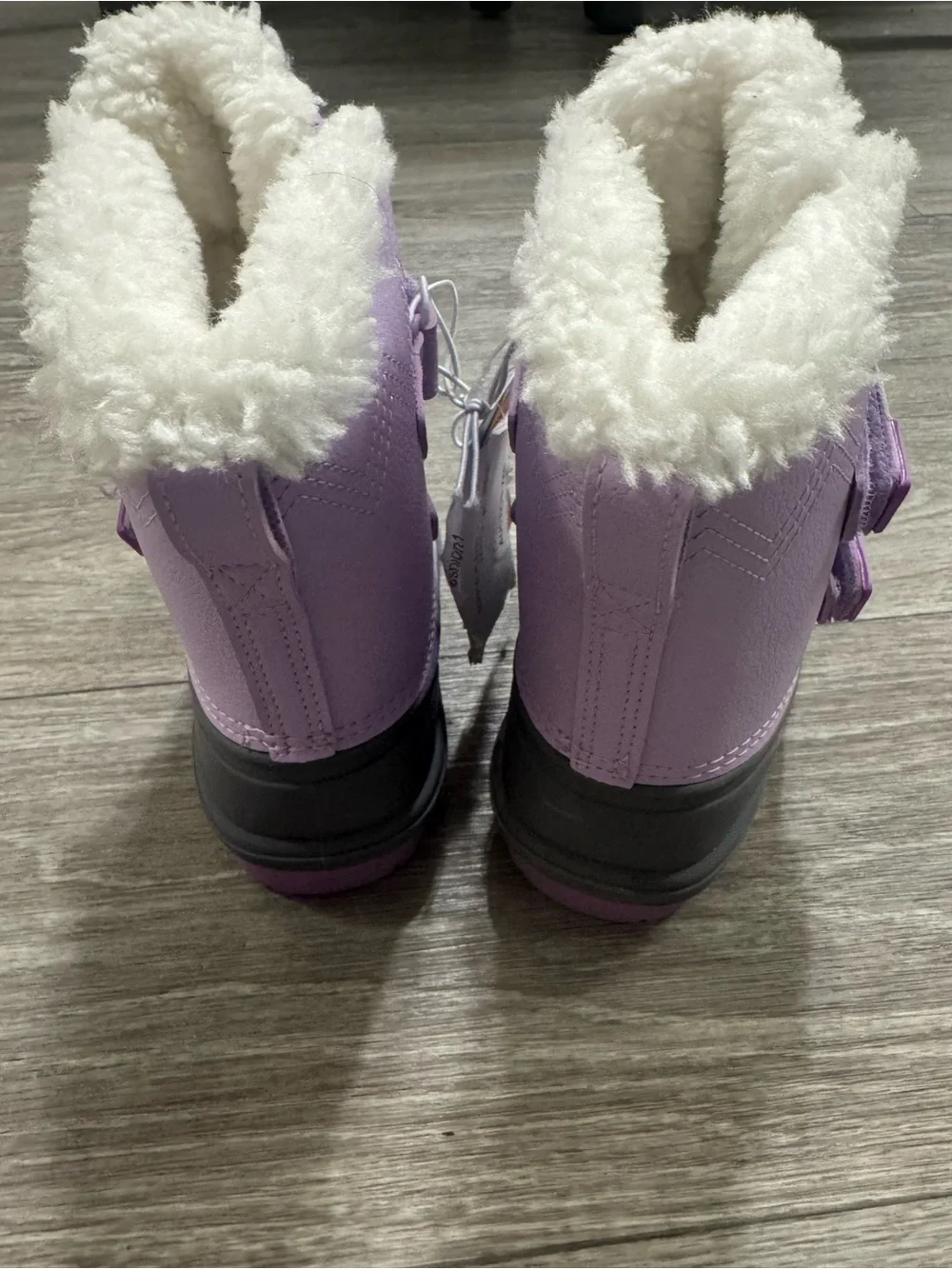 Cat & Jack toddler girl Purple Winter Boots 8C